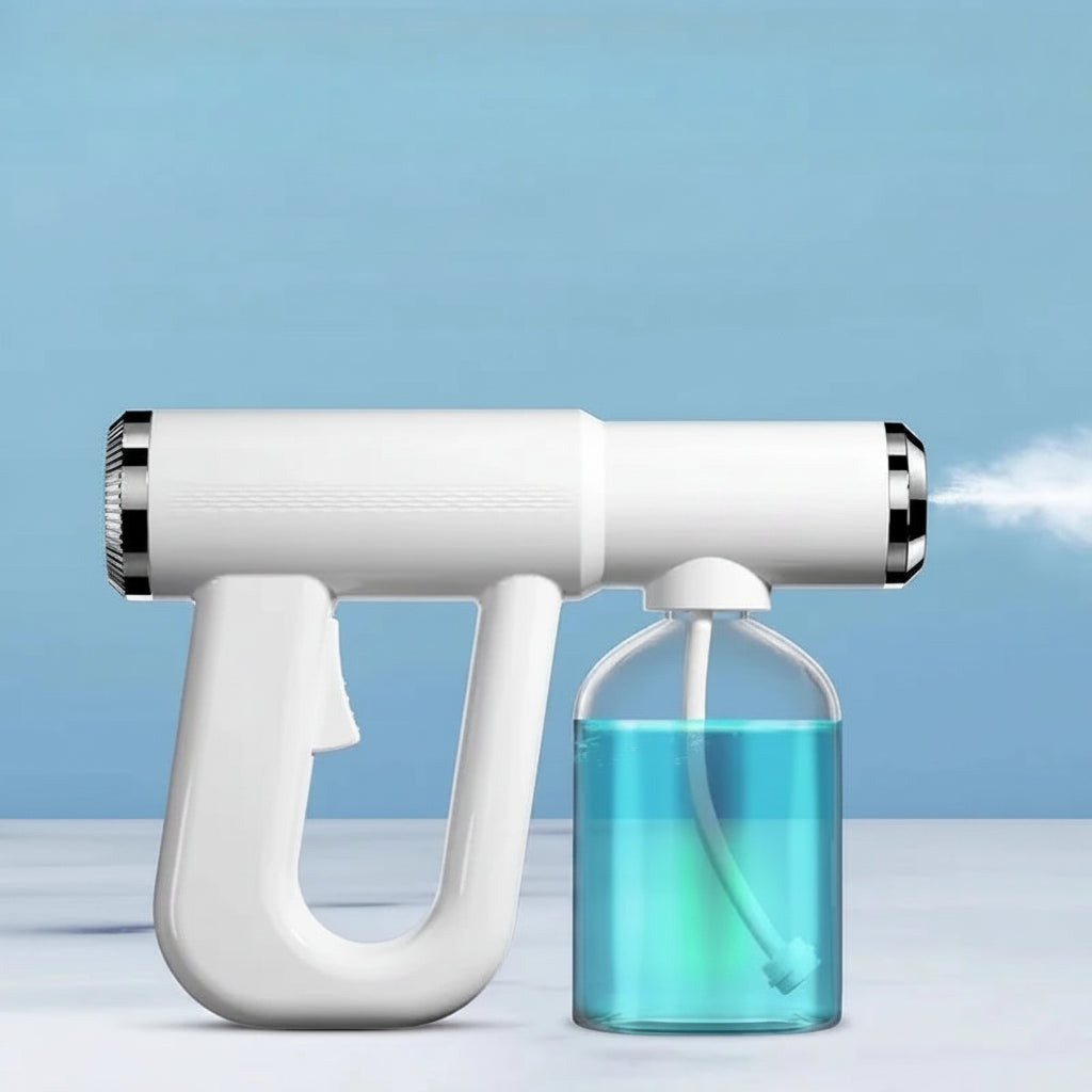 NanoMist Pro Rechargeable Hair Sprayer – 300ml Wireless Nano Steam Barber Bottle