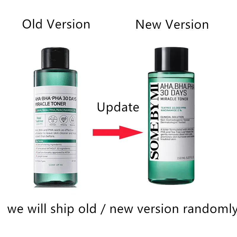 SOME BY MI AHA BHA PHA 30 Days Miracle Skincare – Body Cleanser, Toner, Foam & Cleanser