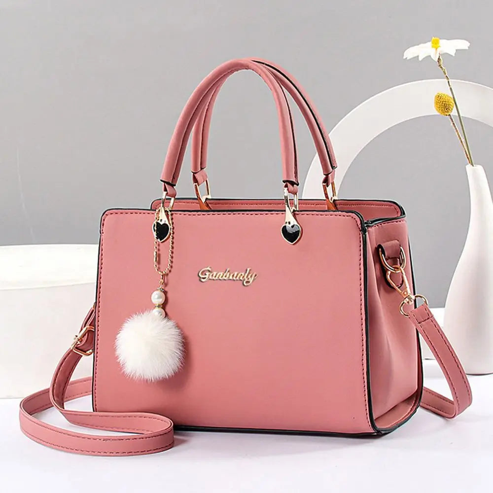 Women's PU Leather Baguette Shoulder Bag – Large Capacity Crossbody Handbag in 7 Colours