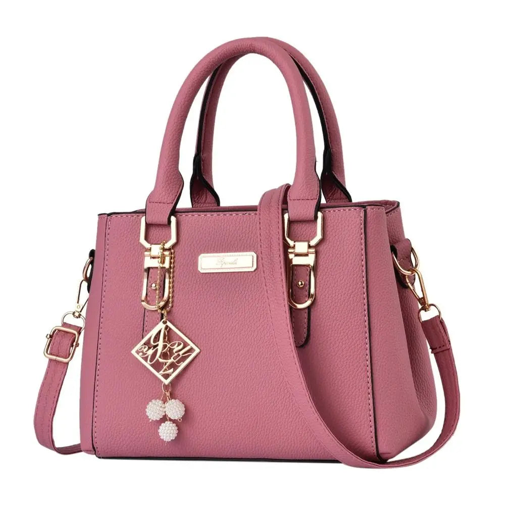 Women's PU Leather Casual Tote Shoulder Bag – Adjustable Crossbody Messenger Bag in 7 Colours