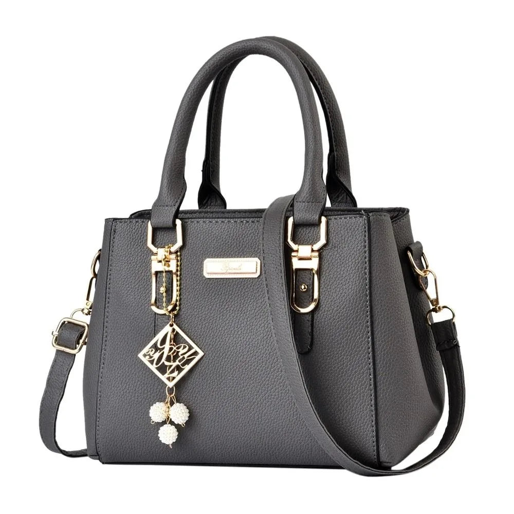 Women's PU Leather Casual Tote Shoulder Bag – Adjustable Crossbody Messenger Bag in 7 Colours