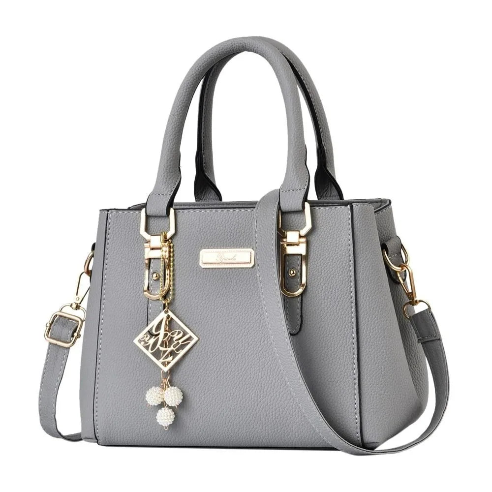 Women's PU Leather Casual Tote Shoulder Bag – Adjustable Crossbody Messenger Bag in 7 Colours