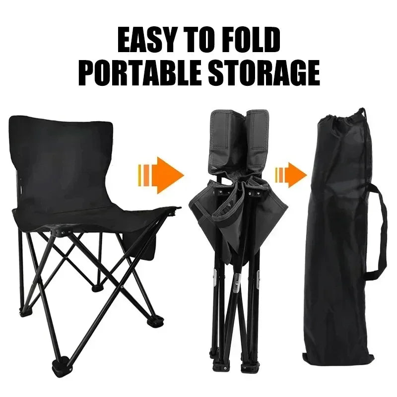 Portable Folding Camping Chair with Storage Bag