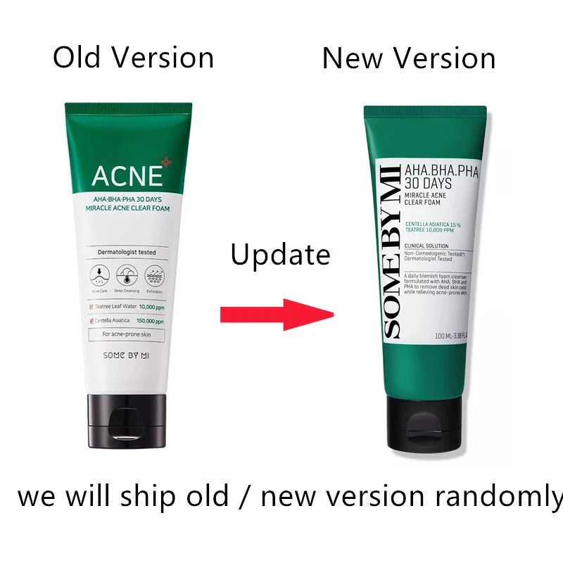 SOME BY MI AHA BHA PHA 30 Days Miracle Skincare – Body Cleanser, Toner, Foam & Cleanser