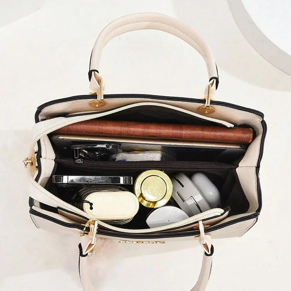 Women's PU Leather Baguette Shoulder Bag – Large Capacity Crossbody Handbag in 7 Colours