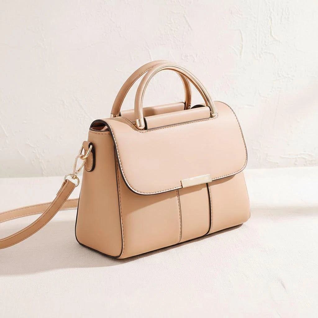 Women's Shell-Shape PU Leather Crossbody Bag – Waterproof Magnetic Closure Shoulder Handbag in 4 Colours