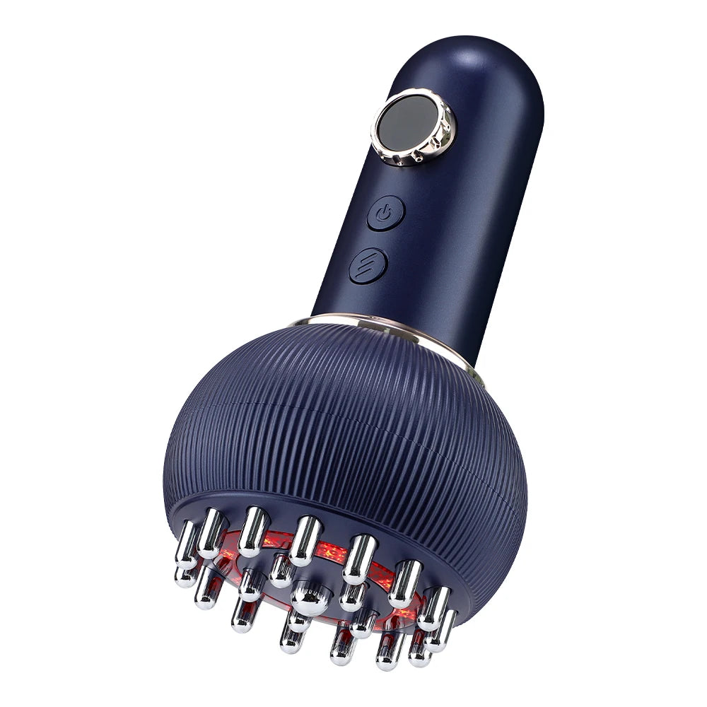 Hailicare Electric Meridian Massage Brush – Red Light, Microcurrent & Hot Compress Therapy