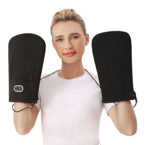 Electric Heated Massage Gloves – 3-Level Heat & Vibration for Hand & Finger Pain Relief