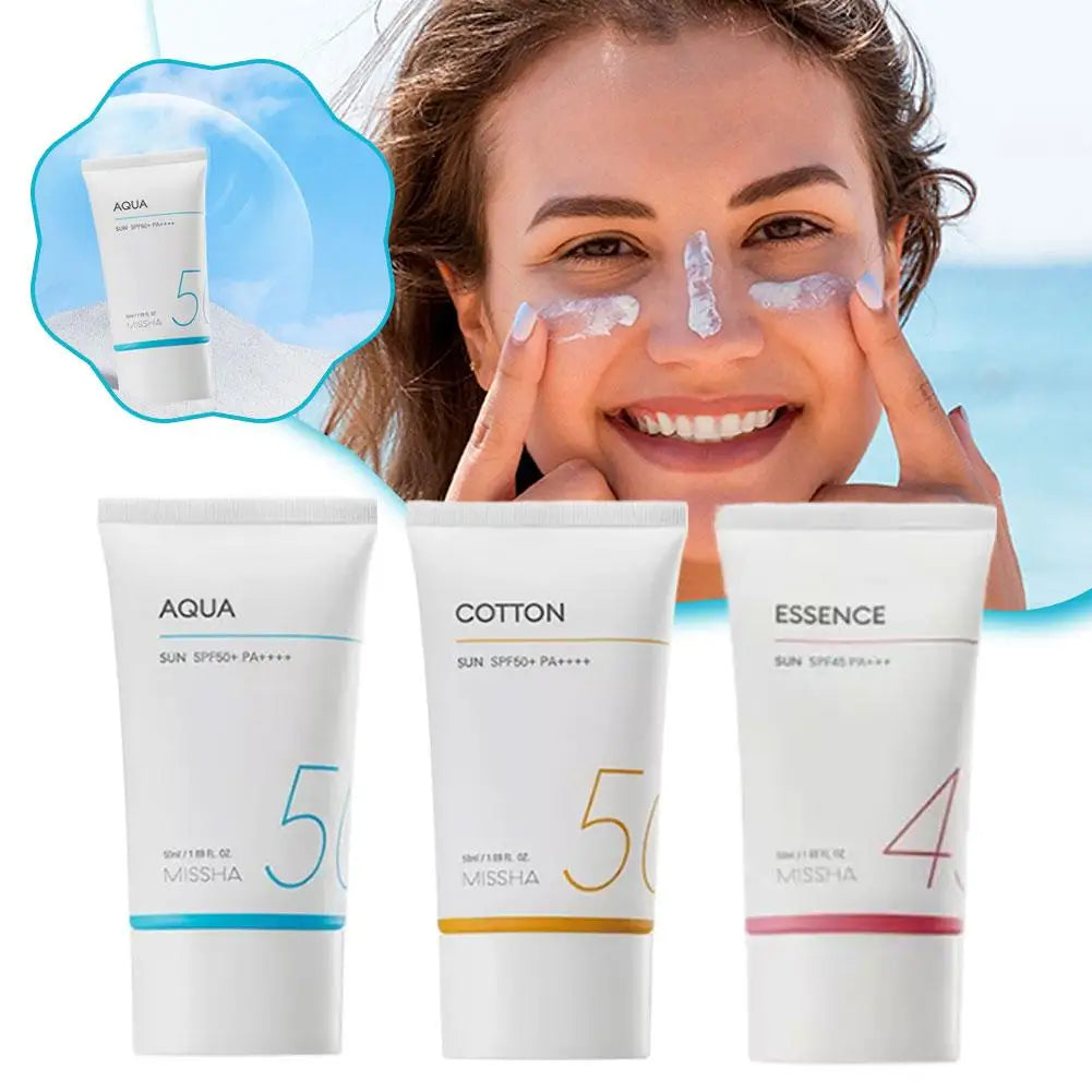 SPF50+ PA++++ Broad-Spectrum Moisturising Sunscreen – 50ml Lightweight UVA/UVB Face Sunscreen for All Skin Types