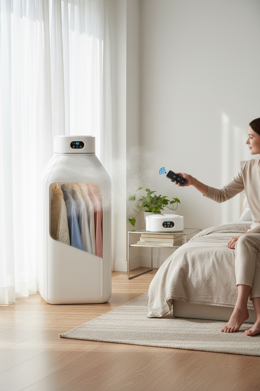 Lifestyle in bedroom - Portrait