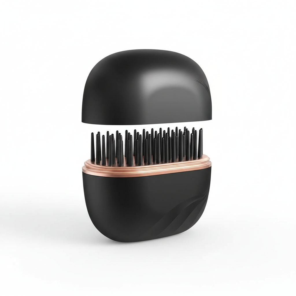 Mini straightener angled view